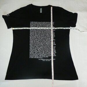 Neil Gaiman American Gods Quote T-Shirt Black New worn t-shirt Medium